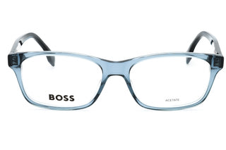 Hugo Boss BOSS 1645 Eyeglasses BLUE HORN/Clear demo lens-AmbrogioShoes