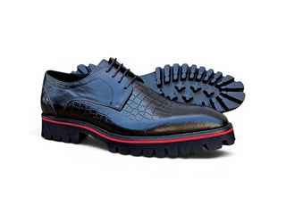 Carrucci KS557-17E Embossed Leather Oxford