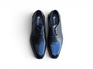 Carrucci KS557-17E Embossed Leather Oxford