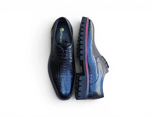 Carrucci KS557-17E Embossed Leather Oxford