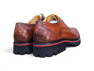 Carrucci KS557-17E Embossed Leather Oxford
