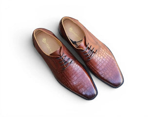 Carrucci KS557-17E Embossed Leather Oxford
