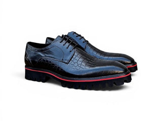 Carrucci KS557-17E Embossed Leather Oxford