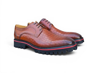 Carrucci KS557-17E Embossed Leather Oxford