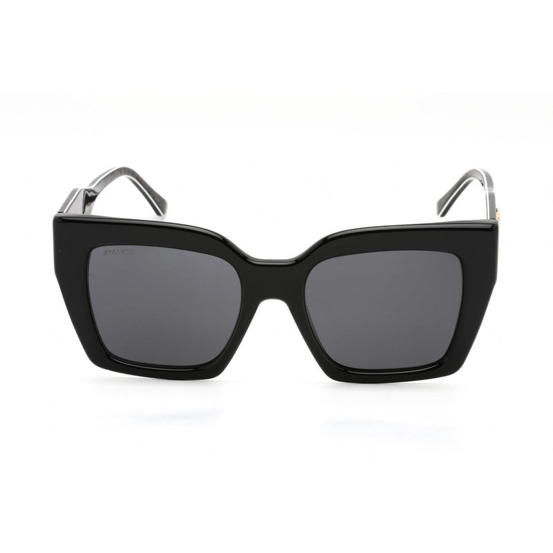 Jimmy Choo Eleni/G/S Sunglasses Black / Dark Grey-AmbrogioShoes