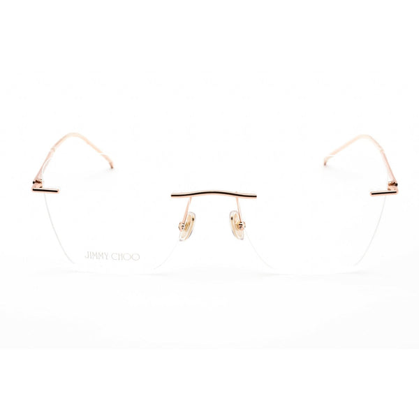 Jimmy Choo JC363 Eyeglasses Gold Copper / Clear Lens-AmbrogioShoes