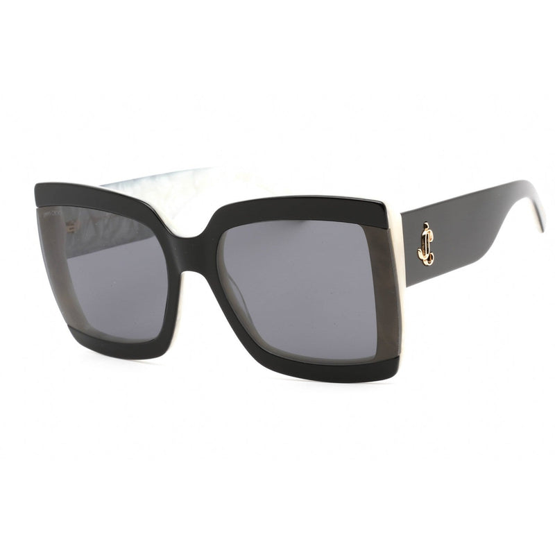 Jimmy Choo RENEE/S Sunglasses BLACK IVORY/GREY Women's – AmbrogioShoes