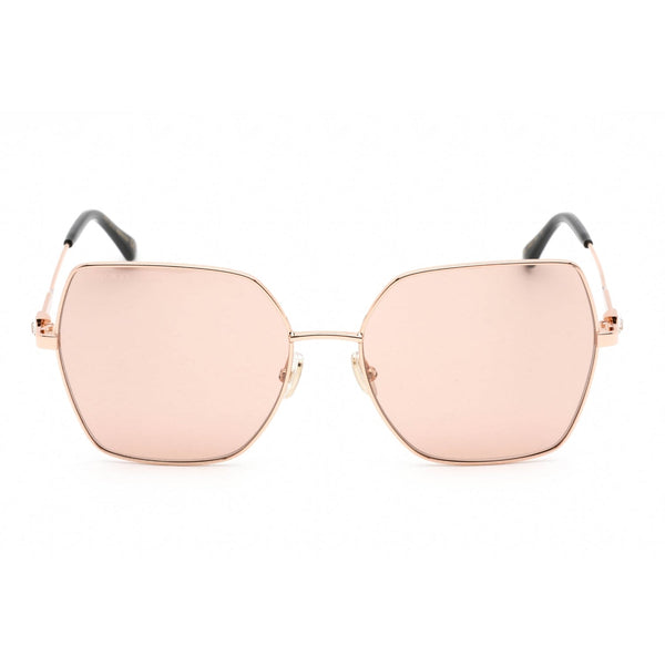 Jimmy Choo REYES/S Sunglasses Gold Copper / Pink Flash Silver-AmbrogioShoes