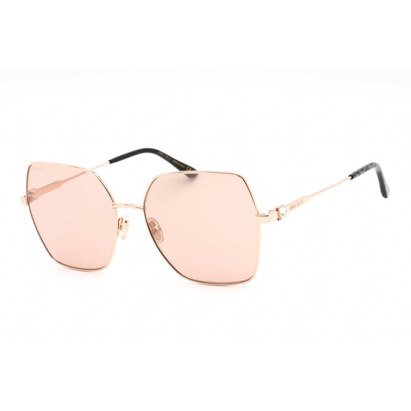 Jimmy Choo REYES/S Sunglasses Gold Copper / Pink Flash Silver-AmbrogioShoes
