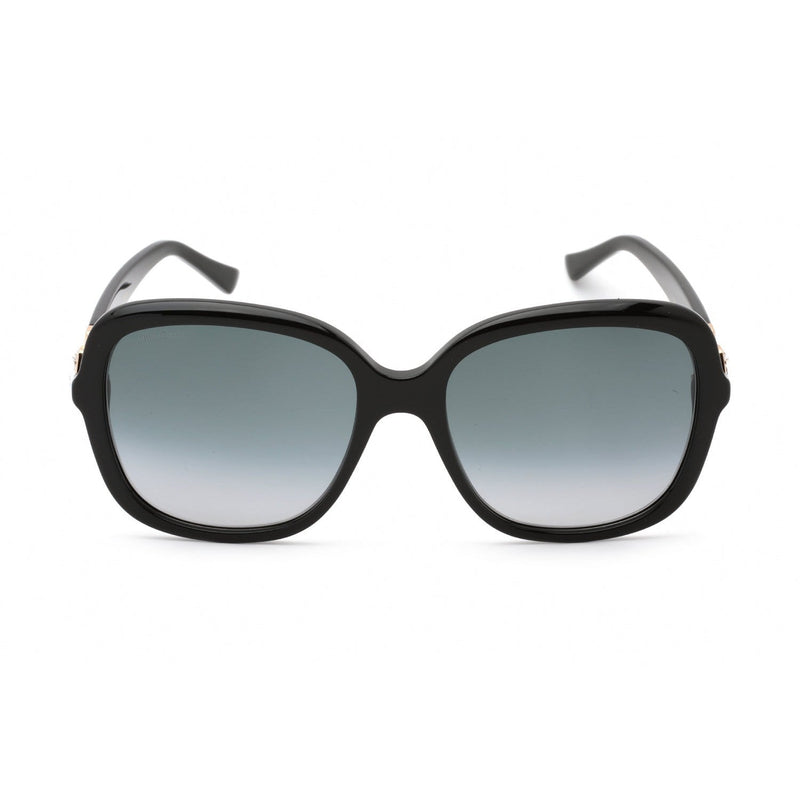 Jimmy Choo SADIE/S Sunglasses BLACK / GREY SHADED Women's-AmbrogioShoes