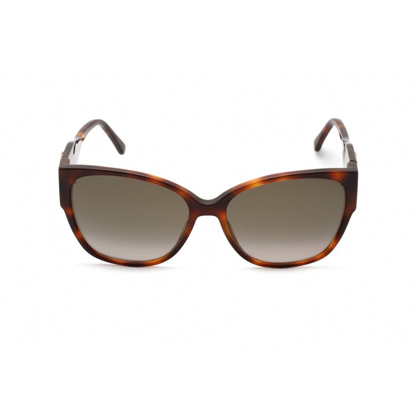 Jimmy Choo SHAY/S Sunglasses Havana / Brown Gradient-AmbrogioShoes