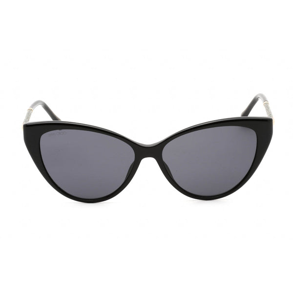 Jimmy Choo VAL/S Sunglasses Black / Dark Grey-AmbrogioShoes