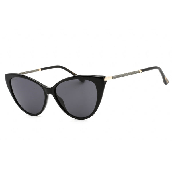 Jimmy Choo VAL/S Sunglasses Black / Dark Grey-AmbrogioShoes