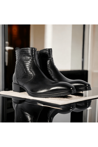 Jo Ghost 2128 Leather Ankle Boot-AmbrogioShoes