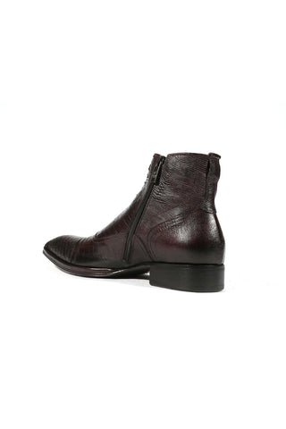 Jo Ghost 2379 Lizard Embossed Calf-Skin Leather Boots (JG5313)-AmbrogioShoes