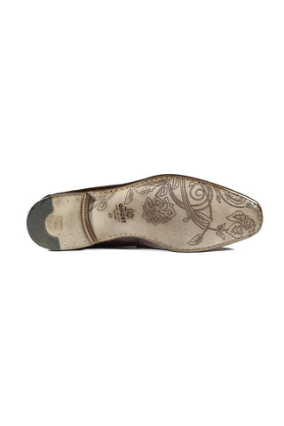 Jo Ghost 2955 Crocodile Embossed Leather Chain Loafers (JG5312)-AmbrogioShoes