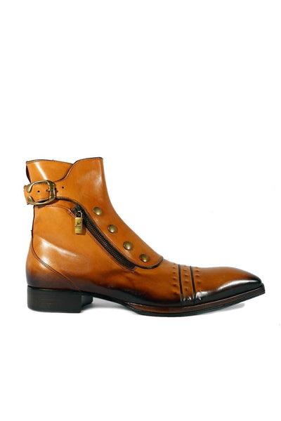 Jo Ghost 3206 Italian Leather Buckle Boots | Handcrafted