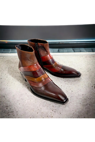 Jo Ghost 3242 Leather Ankle Boots (JG5324)-AmbrogioShoes
