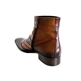 Jo Ghost 3242 Men's Shoes Calf-Skin Leather Ankle Boots (JG5324)-AmbrogioShoes