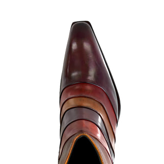 Jo Ghost 3242 Men's Shoes Calf-Skin Leather Ankle Boots (JG5324)-AmbrogioShoes