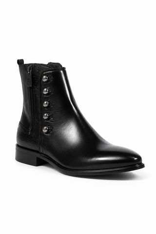 Jo Ghost 3805M Parma Doc Lizard Print Calf-Skin Leather Boots (JG3001)-AmbrogioShoes