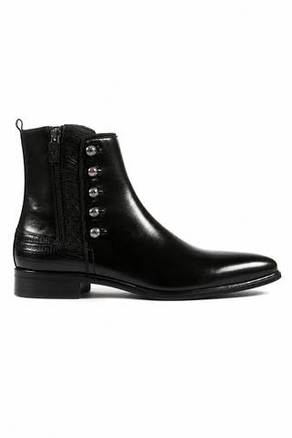 Jo Ghost 3805M Parma Doc Lizard Print Calf-Skin Leather Boots (JG3001)-AmbrogioShoes