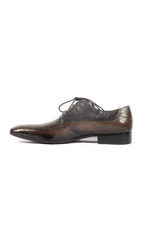 Jo Ghost 4125M Lizard print Leather Moscato Oxfords (JG5127)-AmbrogioShoes