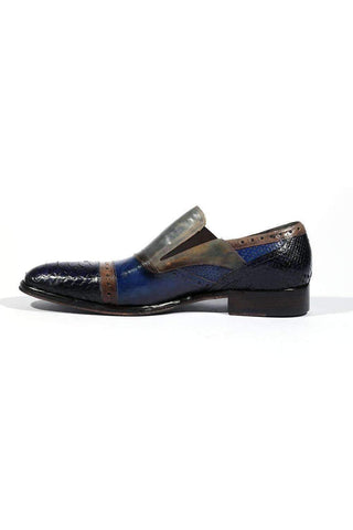 Jo Ghost 4292M Men Shoes Crust Leather Loafers (JG5144)-AmbrogioShoes