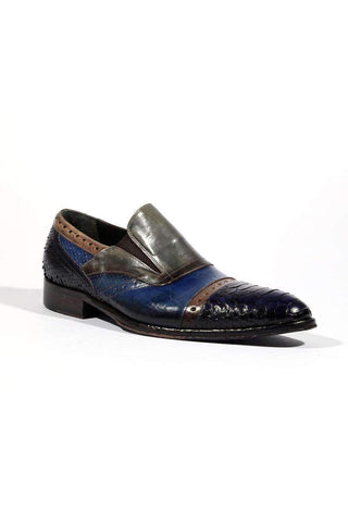 Jo Ghost 4292M Men Shoes Crust Leather Loafers (JG5144)