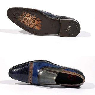 Jo Ghost 4292M Men Shoes Italian Crust Calf-Skin Leather Loafers (JG5144)-AmbrogioShoes