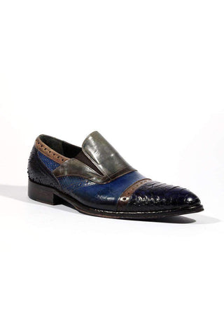 Jo Ghost 4292M Men Shoes Italian Crust Leather Loafers (JG5144)-AmbrogioShoes