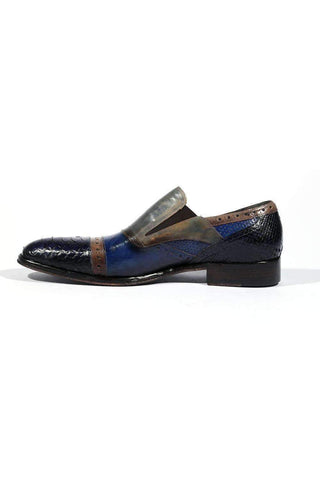 Jo Ghost 4292M Men Shoes Italian Crust Leather Loafers (JG5144)-AmbrogioShoes