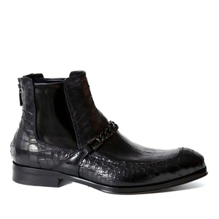 Jo Ghost 4748 Men's Shoes Calf-Skin Leather Ankle Boots (JG5336)-AmbrogioShoes