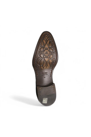 Jo Ghost 4992 Burgundy Multi Texture Embossed Leather Loafers (JG5366)-AmbrogioShoes