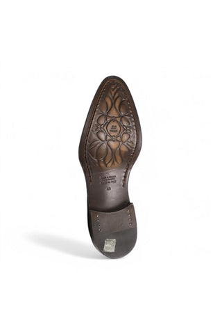 Jo Ghost 4992 Burgundy Multi Texture Print Leather Loafers (JG5366)-AmbrogioShoes