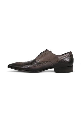 Jo Ghost Men's Designer Shoes Inglese Crust Leather Oxfords (JG2301)-AmbrogioShoes