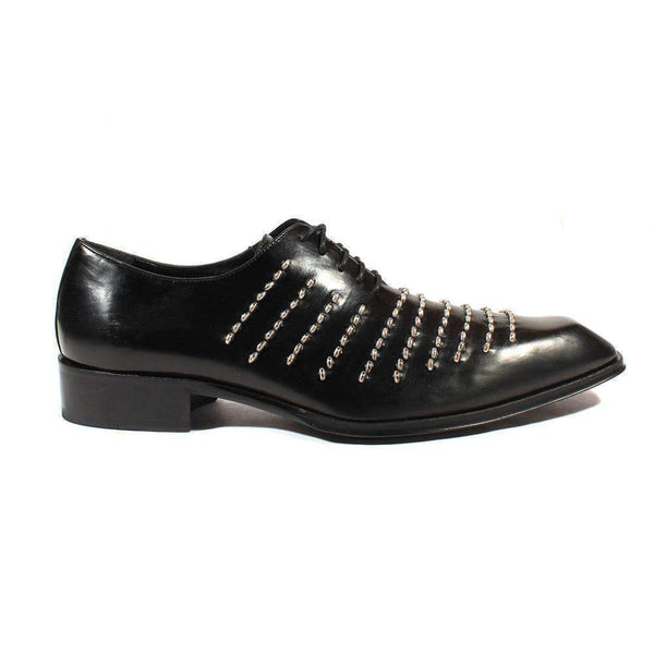 Jo Ghost Mens Shoes Montalcio Leather Nero / Black Oxfords (JG1800)-AmbrogioShoes