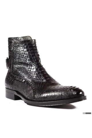 Jo Ghost Zampa Struzzo Crust Boots (JG4049)-AmbrogioShoes