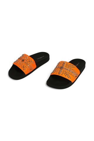 John Richmond 10104 Calf-Skin Leather Slip-on Sandal (JR1004)-AmbrogioShoes