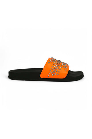 John Richmond 10104 Calf-Skin Leather Slip-on Sandal (JR1004)-AmbrogioShoes