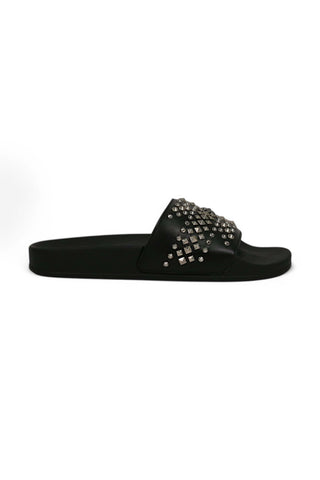 John Richmond 10104 Calf-Skin Leather Slip-on Sandal (JR1004)-AmbrogioShoes