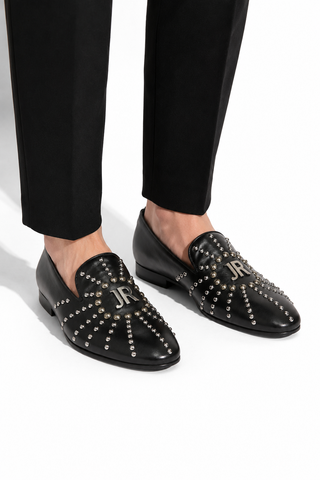 John Richmond 10196 Nappa Leather Slip-On Loafer (JR1009)-AmbrogioShoes