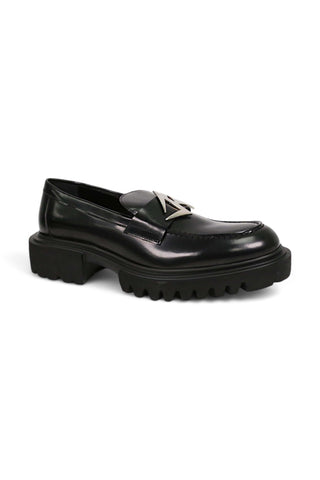 John Richmond 12242 Calf-Skin Leather Slip-On Loafer (JR1007)-AmbrogioShoes