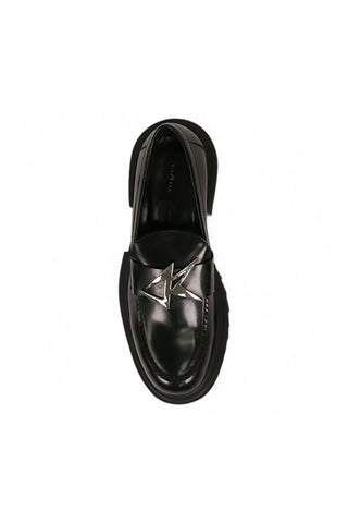 John Richmond 12242 Calf-Skin Leather Slip-On Loafer (JR1007)-AmbrogioShoes