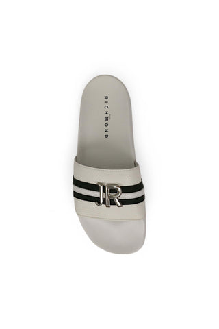 John Richmond 14064 Calf-Skin Leather Slip-on Sandal (JR1003)-AmbrogioShoes