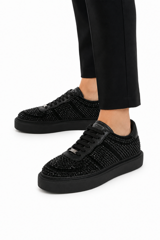 John Richmond 15765 Suede Lace-Up Sneaker (JR1014)-AmbrogioShoes