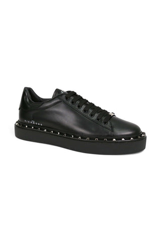 John Richmond 15767 Calf-Skin Leather Lace-Up Sneaker (JR1013)-AmbrogioShoes