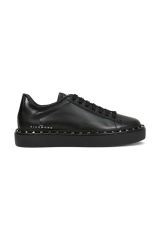 John Richmond 15767 Calf-Skin Leather Lace-Up Sneaker (JR1013)-AmbrogioShoes