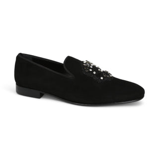 John Richmond 15787 Suede Slip-On Loafer (JR1010)-AmbrogioShoes