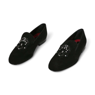 John Richmond 15787 Suede Slip-On Loafer (JR1010)-AmbrogioShoes